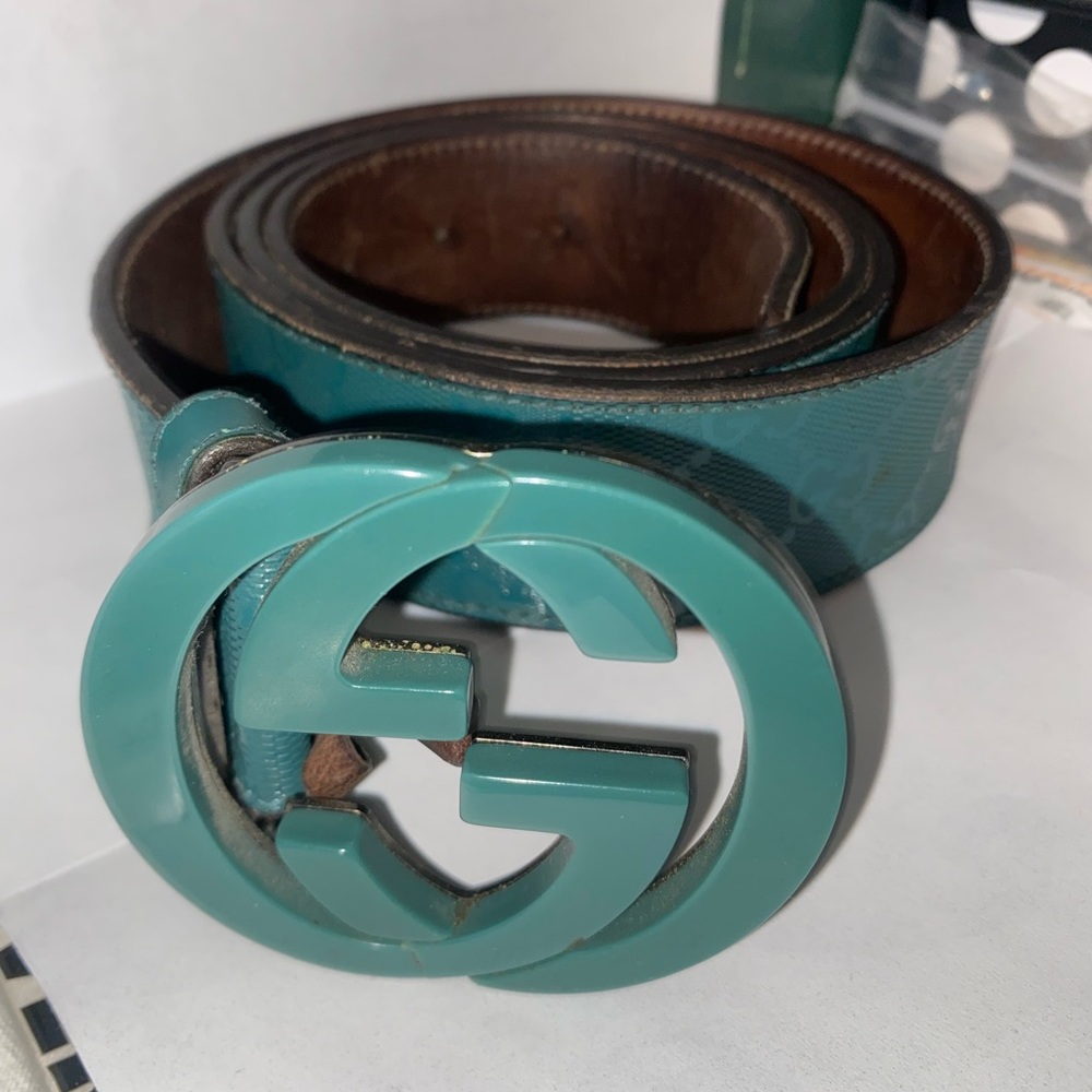 DARK GREEN GUCCI BELT FROM 2013 (Price negotiable)
